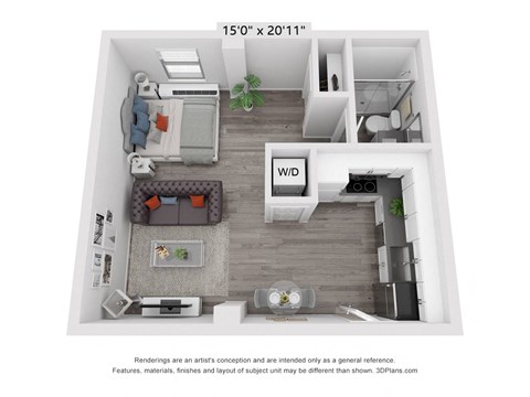 S3 Floor Plan at Elevate 758, Mobile, 36602